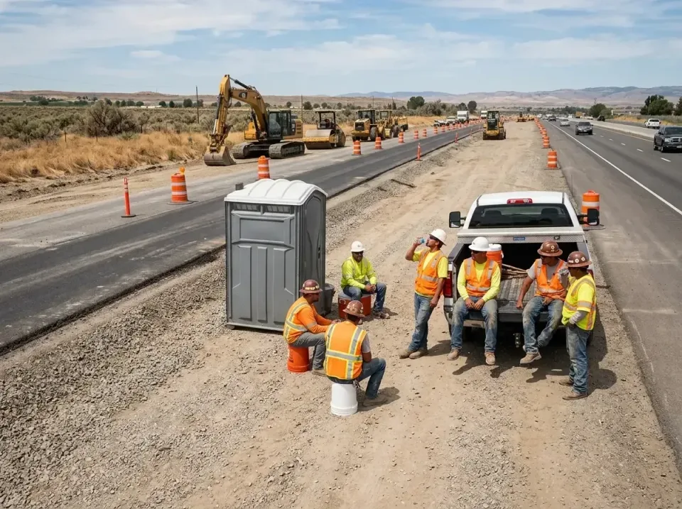 highway-road-construction-crew-007 — frequently asked questions, Porta Potty and Restroom Rentals in Forest Oaks, NC